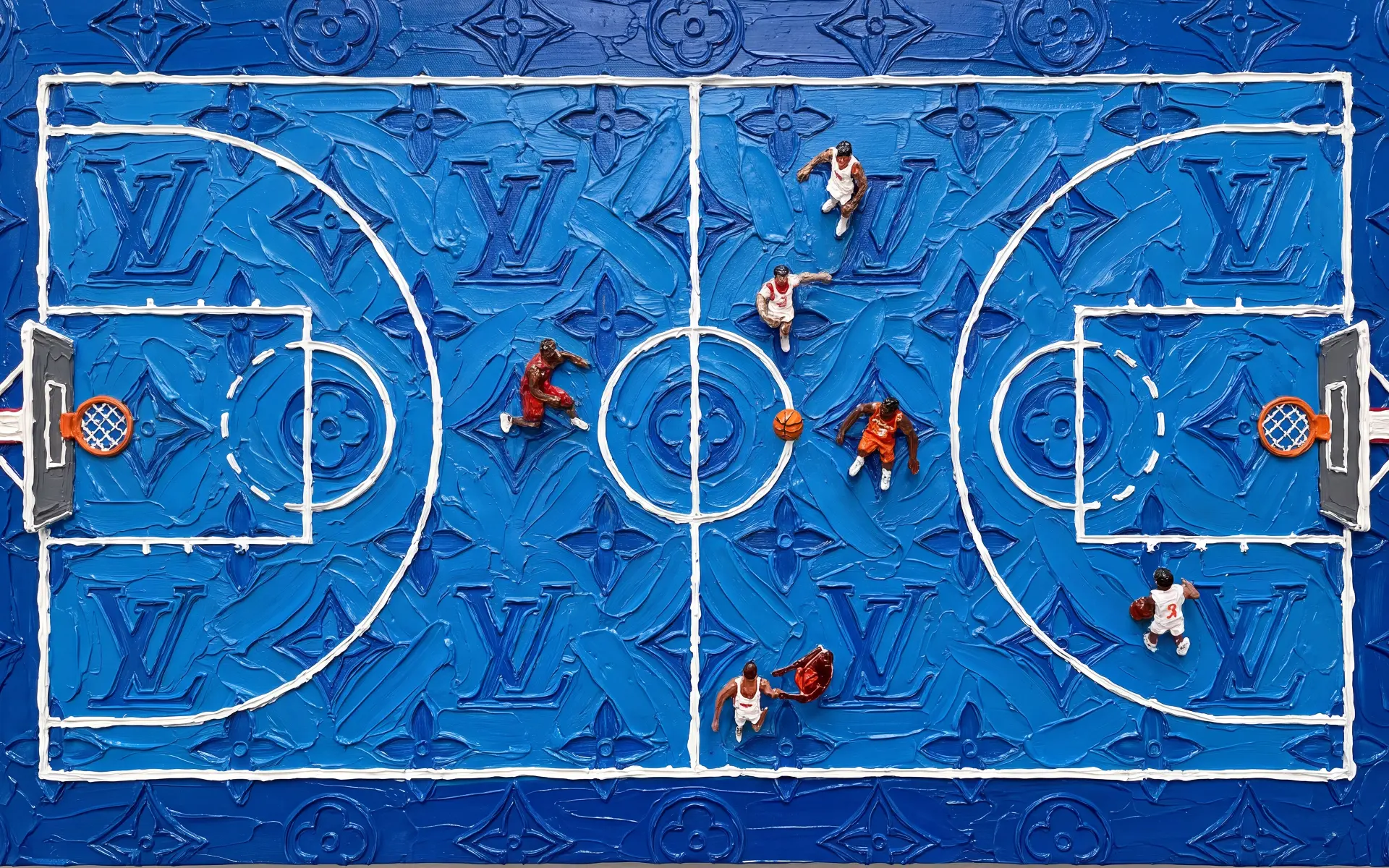 Court Blue — Mac Wallpaper Edition von Pixpope